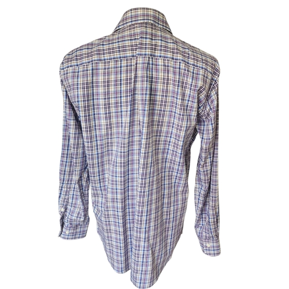 Peter Millar Plaid Button-Up Shirt – Large - Picture 4 of 9